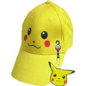  Fun Pokemon Yellow Cap Bonus Keychain: Toys & Games
