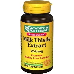 Standardized Milk Thistle 250mg   Healthy Liver, 100 caps,(Goodn 