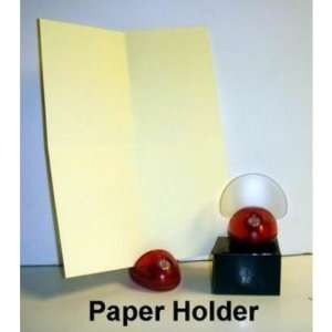  Red Plastic Desk Accessory Paper Holder Case Pack 100 