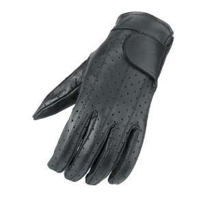  Mossi Mens Summer Vented Riding Glove Small Black 