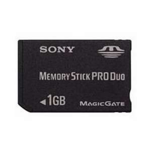   Duo adapter included )   1 GB   MS PRO DUO