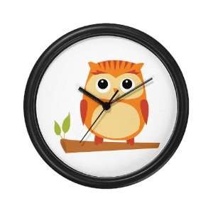  Mod Owl Wall Art Clock: Home & Kitchen