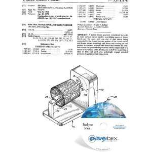   Patent CD for ELECTRIC MOTOR OPERATED SHOE POLISHER: Everything Else
