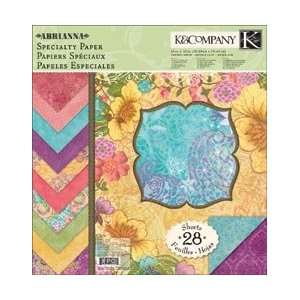  New   Abrianna Specialty Paper Pad 12X12 by K&Company 
