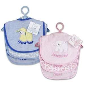  Bib Set 3 Piece Meal Days Embroided Case Pack 36 Baby