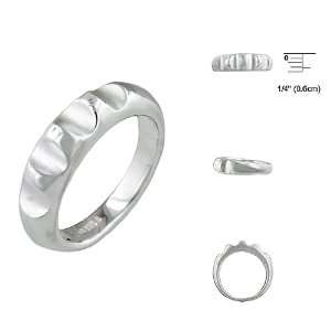  Sterling Silver Gear Wheel Ring Size 6.5 Jewelry
