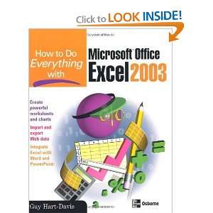 com How to Do Everything with Microsoft Office Excel 2003 (How to Do 