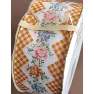  Sold By Spool Craft Ribbon Trim Floral & Gingham   5 