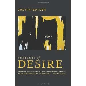   in Twentieth Century France [Paperback]: Judith Butler: Books