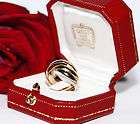 original cartier 750er gold trinity ring rose gelb weiss 