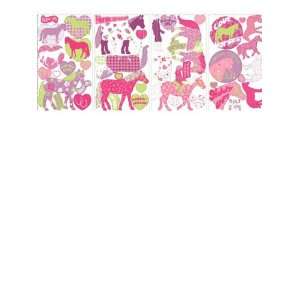   09 Horse Crazy Peel and Stick Wall Decals RMK1663SCS