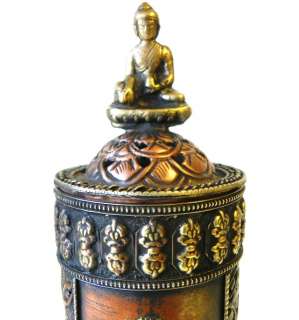   great hand work by human hand this tibetan cylinder style incense