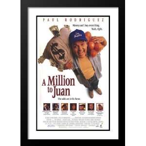  A Million to Juan 20x26 Framed and Double Matted Movie 