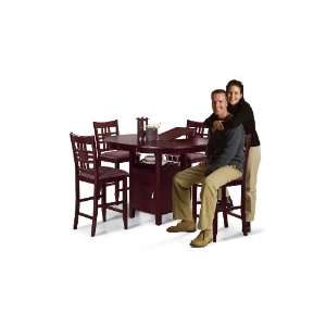  Casual Contemporary Oval Butterfly Leaf Cherry Dinette 