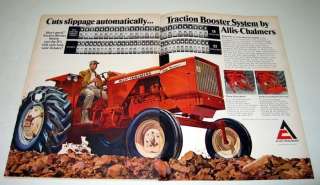 1969 Allis Chalmers One Seventy Tractor Original Color Ad  