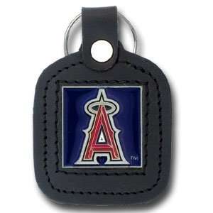  Sq. MLB Leather Key Chain   LA Angels of Anaheim Sports 