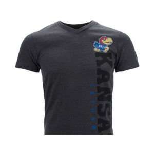  Kansas Jayhawks Colosseum NCAA Clutch Vneck T Shirt 