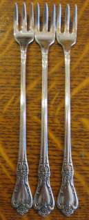 ONEIDA KENNETT SQUARE COCKTAIL FORKS STAINESS STEEL FLATWARE 