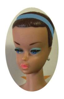 Fashion Queen Blue Vinyl Headband Vintage Barbie  