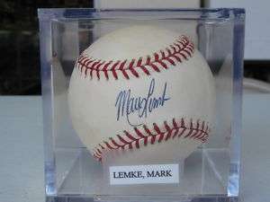 Mark Lemke Autograph Ball JSA Excellent Condition  