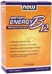 NOW FOODS Instant Energy B 12, 2000 mcg, 75 Packets  