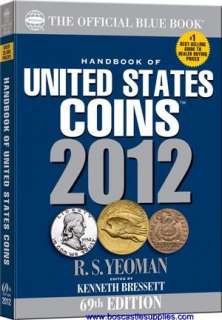 2012 Blue Book Handbook of United States Coins Whitman  