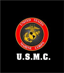 USMC MARINES EGA T SHIRT XX LARGE LONG SLEEVE ** XXL **  