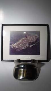 1980 USS CONNIE TAIL HOOK POINT & ADM RAMSEY PHOTO  