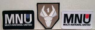 District 9 Movie logo Patch Set of 3  