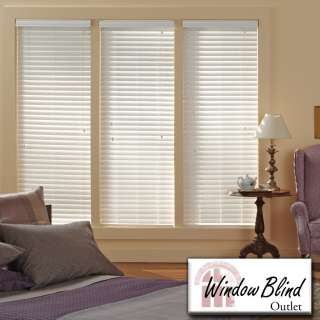 Window Blind Outlet Premium Faux Wood Blinds 43   48W x 30   48L 