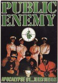 PUBLIC ENEMY Apocalypse 91 Rap Music Postcard  