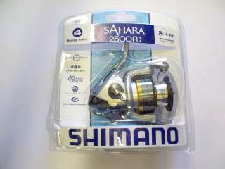Shimano Sahara SH 2500FD Spinning Fishing Reel w/ Spare Spool   NEW IN 