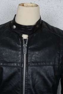 Vtg 60s BRIMACO British Cycle Leathers Cafe Racer LEATHER Motorcycle 