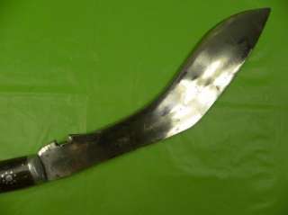 Old Indo Persian India KUKRI knife dagger green bone  