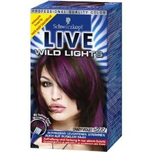 Schwarzkopf Live Color Wild Lights 77 Crazy Violet Stufe 3  