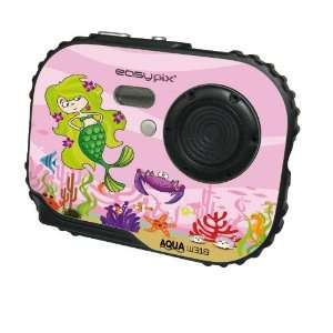 Easypix W318 P Aqua Bubble Belle Digitalkamera (3 Megapixels, 4,57 cm 