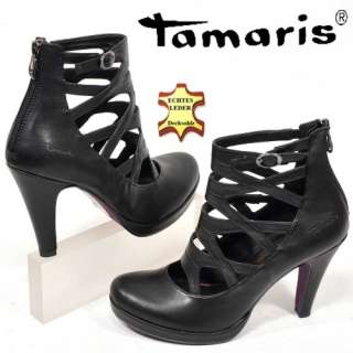 Tamaris Stiefelette Ankle Boots high heels, in schwarz, Größe 37