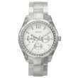    Relic® Womens Clear Resin Crystal Bezel Watch customer 