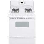 30 in. Self Cleaning Freestanding Gas Range in White