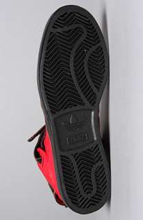 adidas The AdiRise Mid Canvas Sneaker in Light Scarlet Black 