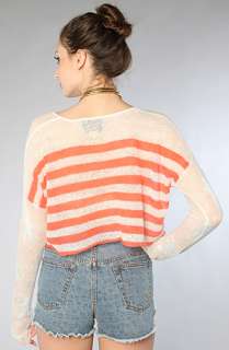 Wildfox The White Label Born on the 4th of July Billy Cropped Sweater 