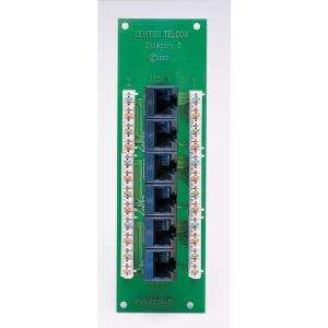 Leviton 1x6 Cat5E Voice and Data Expansion Board R10 47603 0C5 at The 