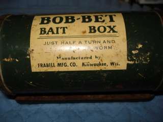 Bob Bet,Bait Box For Your Belt While Fishing,Frabill Co  