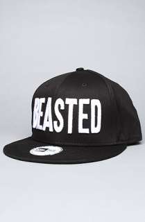 Beasted The Classic Beasted New Era Snapback Cap in Black White 