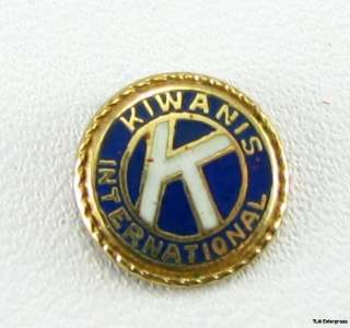 KIWANIS INTERNATIONAL   10k Gold Club NEW Lapel PIN  