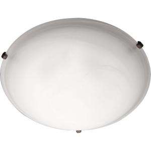 Illumine 2 Light Flush Mount with Marble glass   Oil Rubbed Bronze HD 