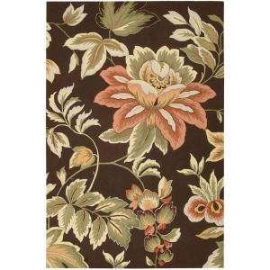 Nourison French Country Chocolate 5 Ft. X 7 Ft. 6 In. Area Rug 032621 