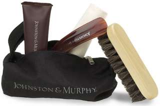Johnston & Murphy Shoe Care Travel Kit    & Return 