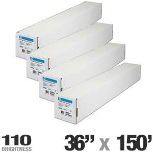 HP Q1397A Universal Bond Paper   4 Pack, 36in x 150ft, Bundle at 