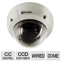   CCD Sensor, Varifocal Lens, 600TVL, 98 Feet Night Vision, White